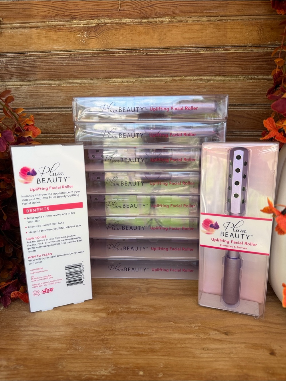 Plum Beaty Uplifting Facial Roller - Purple